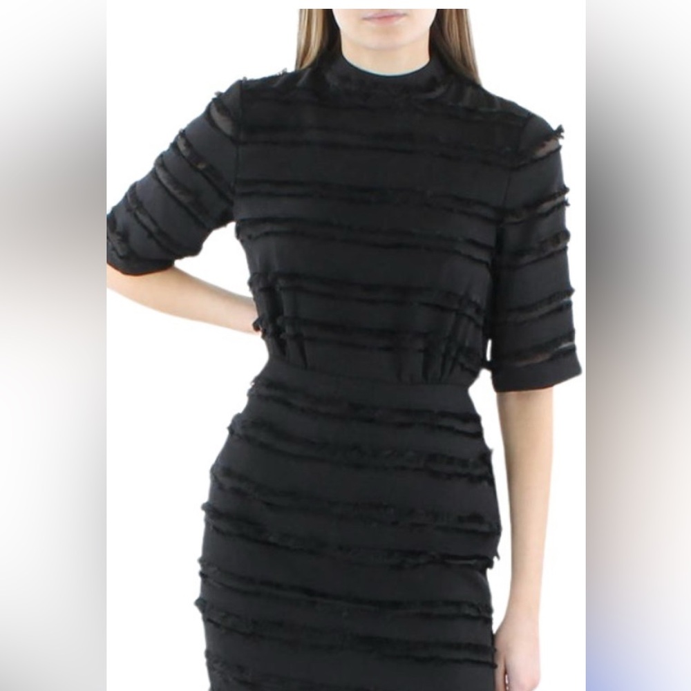 BCBGMaxAzria Ruffles Midi Dress